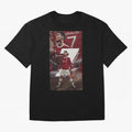 Cristiano Ronaldo Oversized T-Shirt Celebrate the Biggest Stage of the FIFA World Cup 2026 USA Canada Mexico Journey through Haaland Highlights, Argentina and Brazil Pride, Championship Spirit, Famous Goals, Roaring Crowds and International
