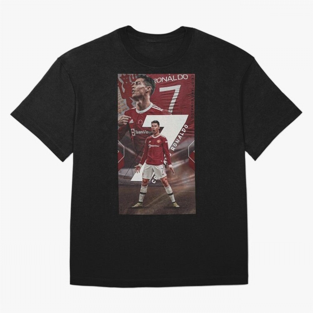 Cristiano Ronaldo Oversized T-Shirt Celebrate the Biggest Stage of the FIFA World Cup 2026 USA Canada Mexico Journey through Haaland Highlights, Argentina and Brazil Pride, Championship Spirit, Famous Goals, Roaring Crowds and International