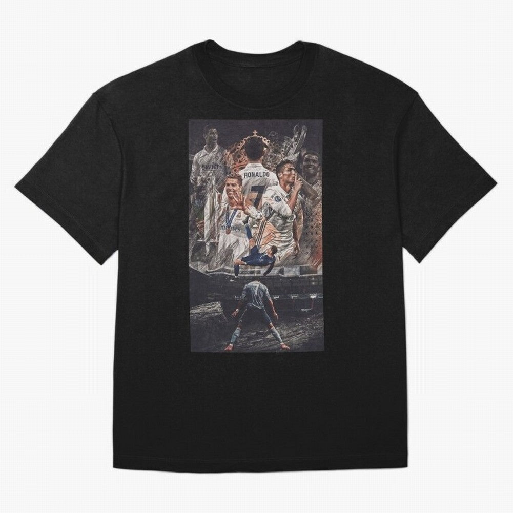 Cristiano Ronaldo Oversized T-Shirt Carry National Pride through FIFA World Cup 2026 Group Stage Highlighting Haaland, Brazil Energy, Supporter Pride, Iconic Celebrations, Legendary Names and Global Match Day Energy; Perfect for Fans, Collectors,