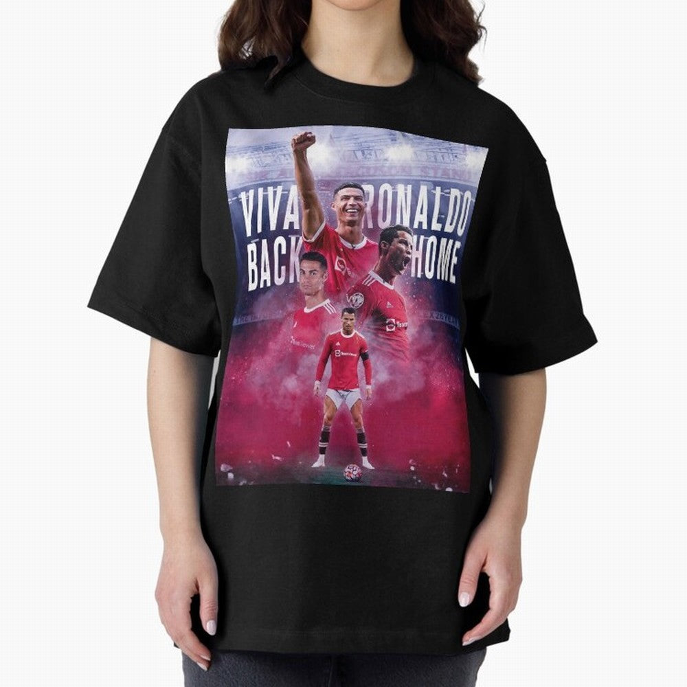Cristiano Ronaldo Cr7 The Legend Of Manchester United , Ronaldo Gifts, Ronaldo Best Selling , Ronald Oversized T-Shirt Turn Football Passion into Global Football Passion for FIFA World Cup 2026 USA Canada Mexico, Capturing Haaland, England, Classic