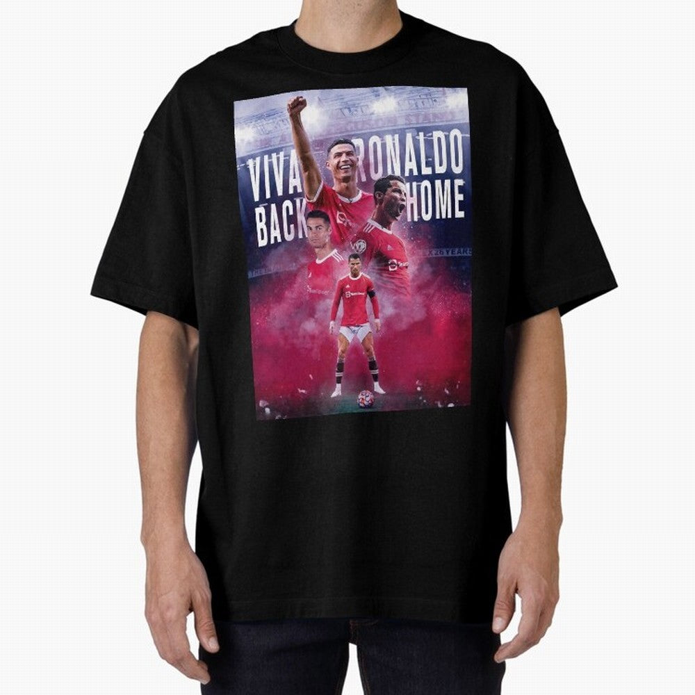 Cristiano Ronaldo Cr7 The Legend Of Manchester United , Ronaldo Gifts, Ronaldo Best Selling , Ronald Oversized T-Shirt Turn Football Passion into Global Football Passion for FIFA World Cup 2026 USA Canada Mexico, Capturing Haaland, England, Classic