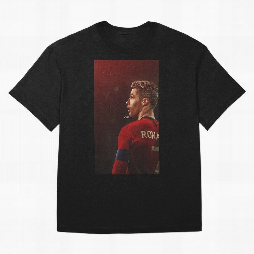 Art Ronaldo Wallpaper Oversized T-Shirt Celebrate Soccer Greatness during Global Football Passion for FIFA World Cup 2026 USA Canada Mexico, Highlighting Messi, England, Supporter Pride, Iconic Celebrations, Legendary Names and Global Match Day