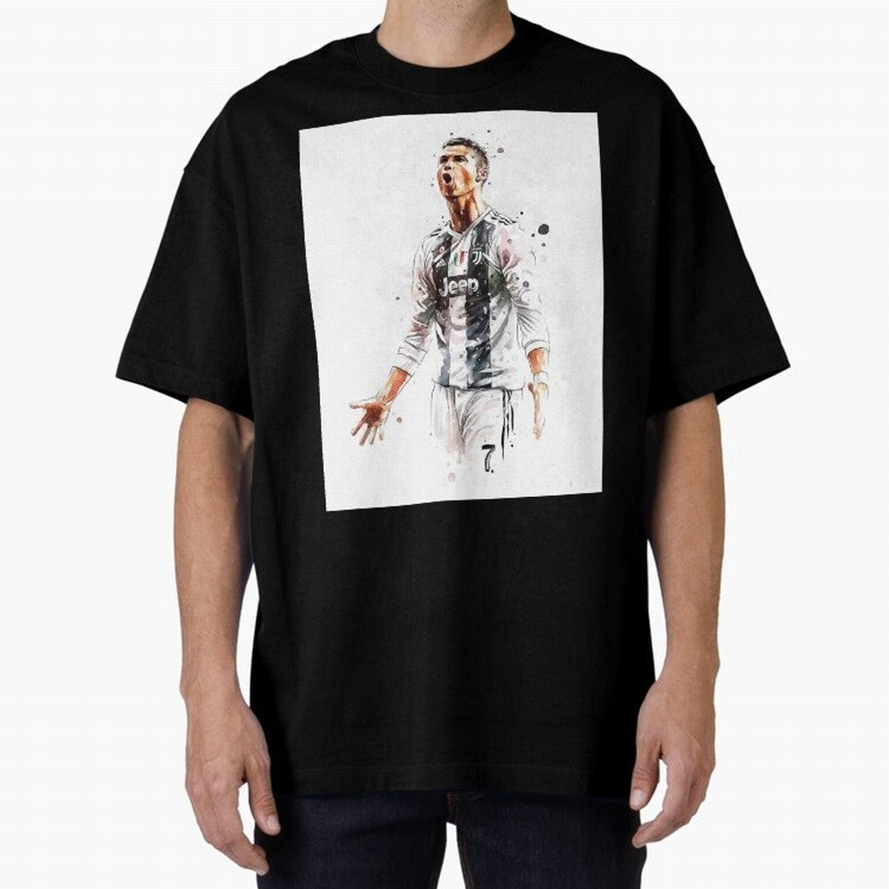 Cristiano Ronaldo Oversized T-Shirt Bring Legendary Rivalry Energy to Global Football Passion for FIFA World Cup 2026, Inspired by Neymar, Haaland and Cristiano Ronaldo, Germany, Stadium Memories, Football Loyalty, International Chants and