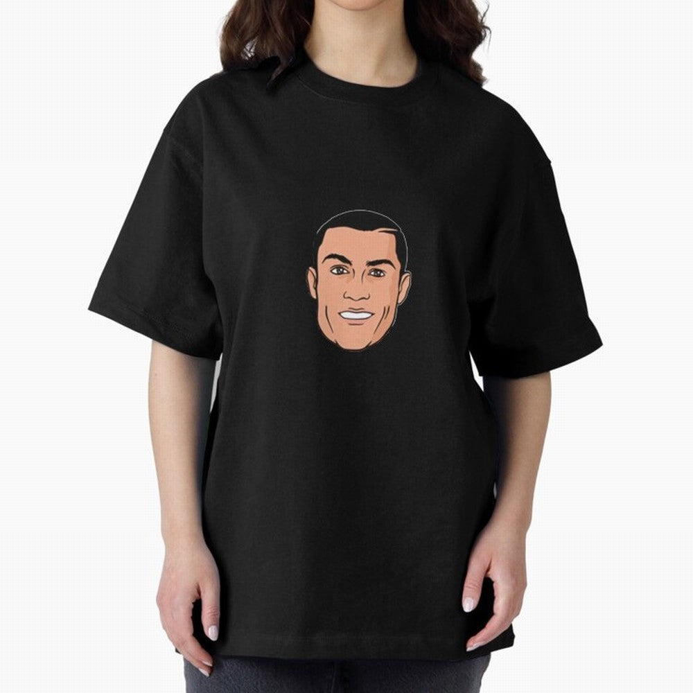 CR7 , Cristiano Ronaldo fan-art Oversized T-Shirt Join FIFA World Cup 2026 USA Canada Mexico Connected to Haaland, Portugal, Spain and Germany Energy, Vintage Soccer Flavor, Modern Football Stars, National Flags and Final Night Emotion; Created for