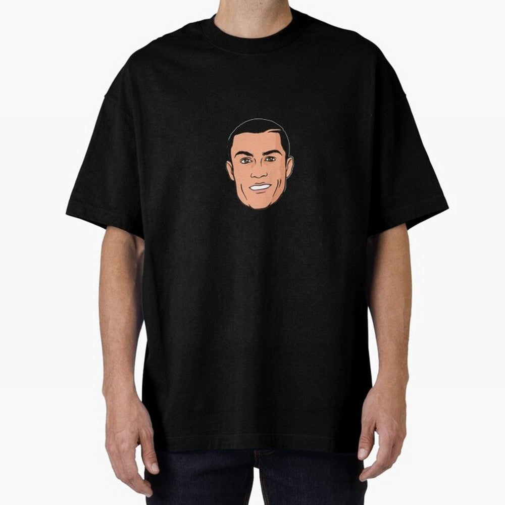 CR7 , Cristiano Ronaldo fan-art Oversized T-Shirt Join FIFA World Cup 2026 USA Canada Mexico Connected to Haaland, Portugal, Spain and Germany Energy, Vintage Soccer Flavor, Modern Football Stars, National Flags and Final Night Emotion; Created for