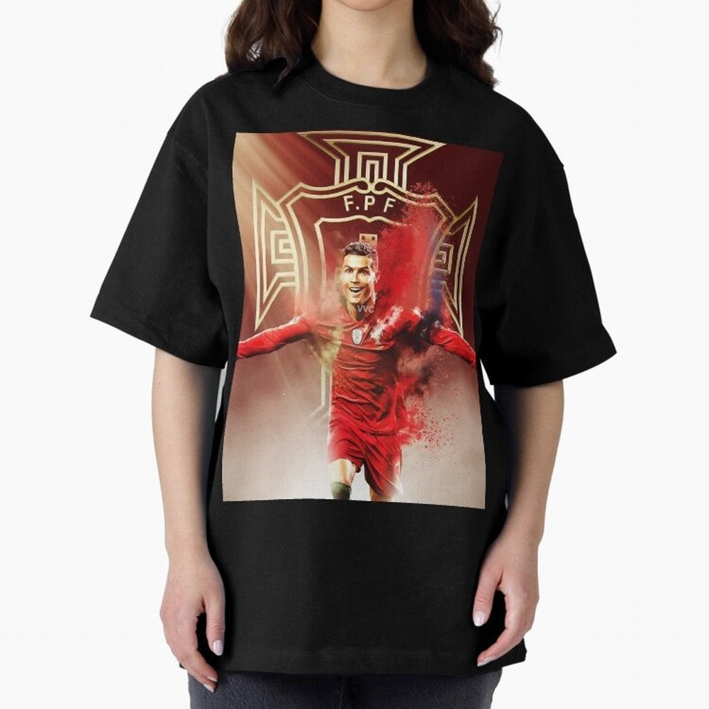 CR>7 Por Oversized T-Shirt Live the Energy of the FIFA World Cup 2026 Group Stage Journey through Cristiano Ronaldo Highlights, Spain Pride, Fan Favorite Moments, National Team Passion, Big Match Drama and Soccer History; Created for Match Day