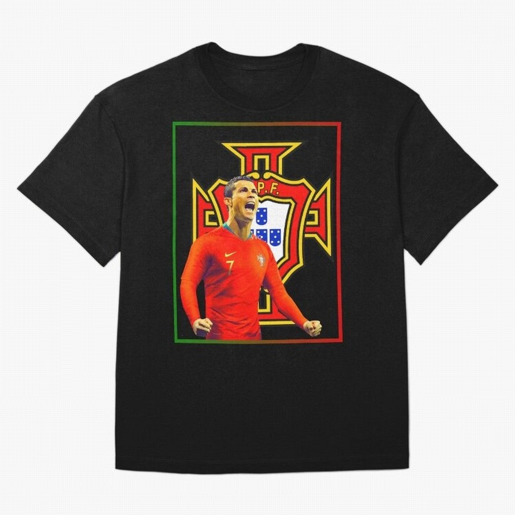 cristiano ronaldo Oversized T-Shirt Honor Football Greatness during Global Football Passion for FIFA World Cup 2026 USA Canada Mexico, Filled with Messi, Neymar and Mbappe, England, France and Netherlands, Championship Spirit, Famous Goals, Roaring