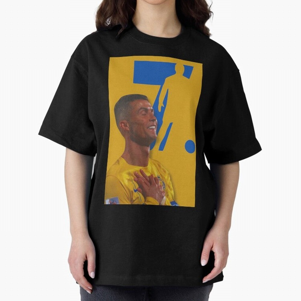 Cristiano ronaldo Oversized T-Shirt Relive Legendary Nights from FIFA World Cup 2026 Group Stage for Fans of CR7 and Messi and Spain and Netherlands, Bringing Sports Nostalgia, International Competition, Famous Players and Unforgettable Victories;