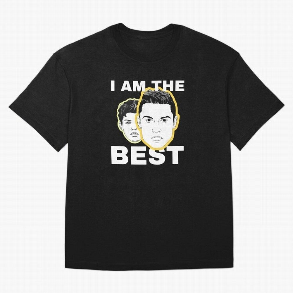 Cristiano Ronaldo - I Am The Best. Oversized T-Shirt Bring Stadium Energy to FIFA World Cup 2026 for Fans of Messi, CR7 and Mbappe and England, France and Netherlands, Bringing Goal Celebration Energy, Supporter Heritage, Football Icons and