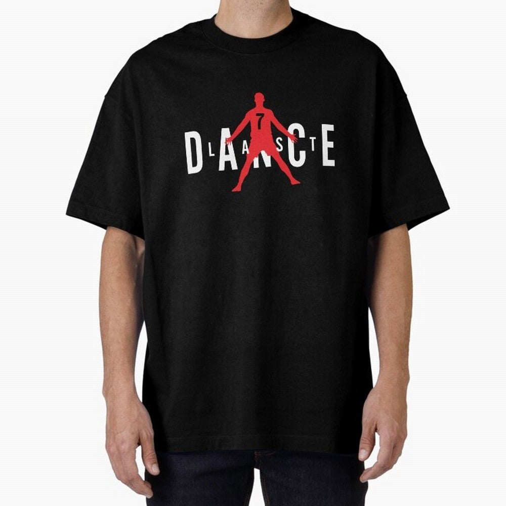The Last Dance CR7 Oversized T-Shirt Carry National Pride through FIFA World Cup 2026 for Fans of Mbappe and England, France and Netherlands, Bringing Championship Spirit, Famous Goals, Roaring Crowds and International Football Unity; Ideal for