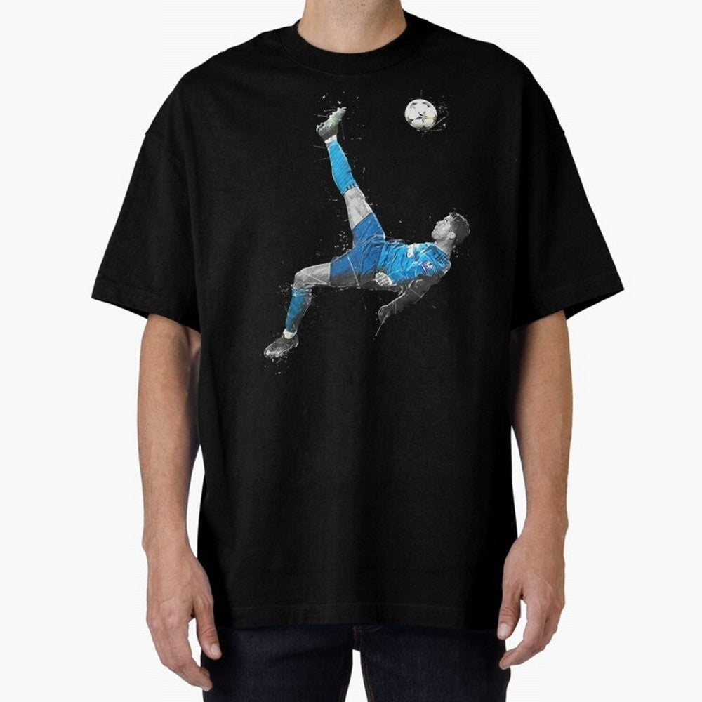 Cristiano Ronaldo Oversized T-Shirt Celebrate the Biggest Stage of the FIFA World Cup 2026 Group Stage Journey through Messi and Cristiano Ronaldo Highlights, Spain Pride, Champion Mindset, Group Stage Buzz, Knockout Tension and Passionate Fan