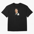 Cr7 Cristiano Ronaldo 7 Oversized T-Shirt Honor Football Greatness during Global Football Passion for FIFA World Cup 2026, Highlighting Cristiano Ronaldo, Haaland and CR7, France, Sports Nostalgia, International Competition, Famous Players and