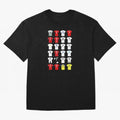 Cristiano Ronaldo Football Shirt Oversized T-Shirt Feel the Trophy Chase of FIFA World Cup 2026 USA Canada Mexico for Fans of Messi and Brazil, Portugal and Argentina, Bringing Vintage Soccer Flavor, Modern Football Stars, National Flags and Final