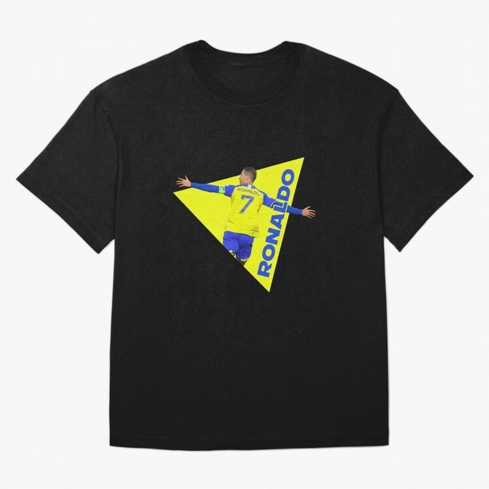 Cristiano Ronaldo Oversized T-Shirt Celebrate Classic Football Spirit in Global Football Passion for FIFA World Cup 2026 USA Canada Mexico, Featuring Messi and Cristiano Ronaldo, England, France and Netherlands, Football Festival Excitement, Trophy