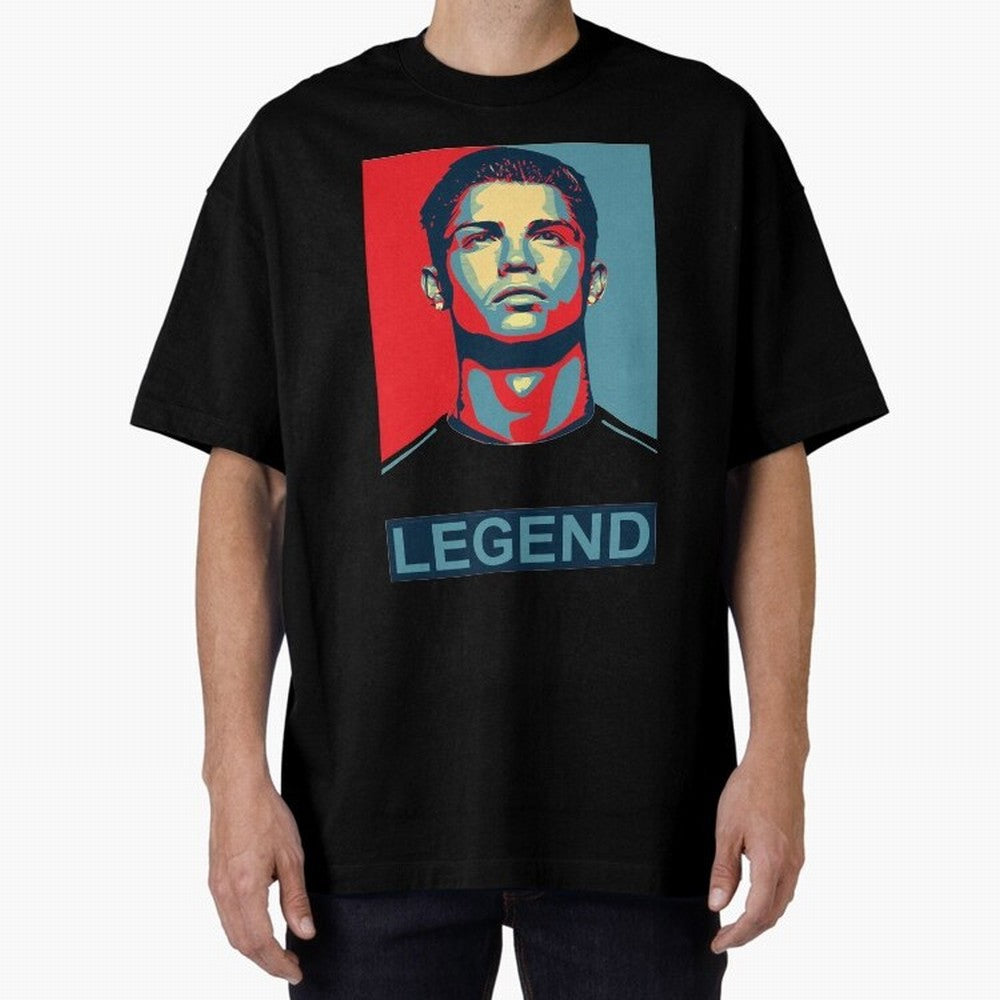 cristiano ronaldo legend Oversized T-Shirt Bring Trophy Dreams to the FIFA World Cup 2026 Journey through Mbappe and Neymar Highlights, Argentina, France and Brazil Pride, Football Passion, Legendary Performances, Festival Vibes and Supporter