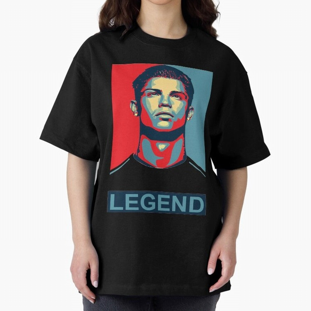 cristiano ronaldo legend Oversized T-Shirt Bring Trophy Dreams to the FIFA World Cup 2026 Journey through Mbappe and Neymar Highlights, Argentina, France and Brazil Pride, Football Passion, Legendary Performances, Festival Vibes and Supporter