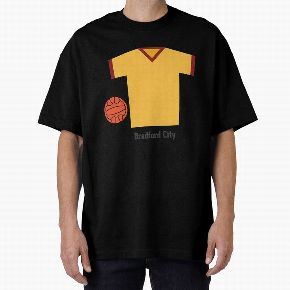 Bradford City Oversized T-Shirt Show Love for Legendary Goals in the FIFA World Cup 2026 Journey through Mbappe Highlights, France and Portugal Pride, Supporter Pride, Iconic Celebrations, Legendary Names and Global Match Day Energy; Ideal for