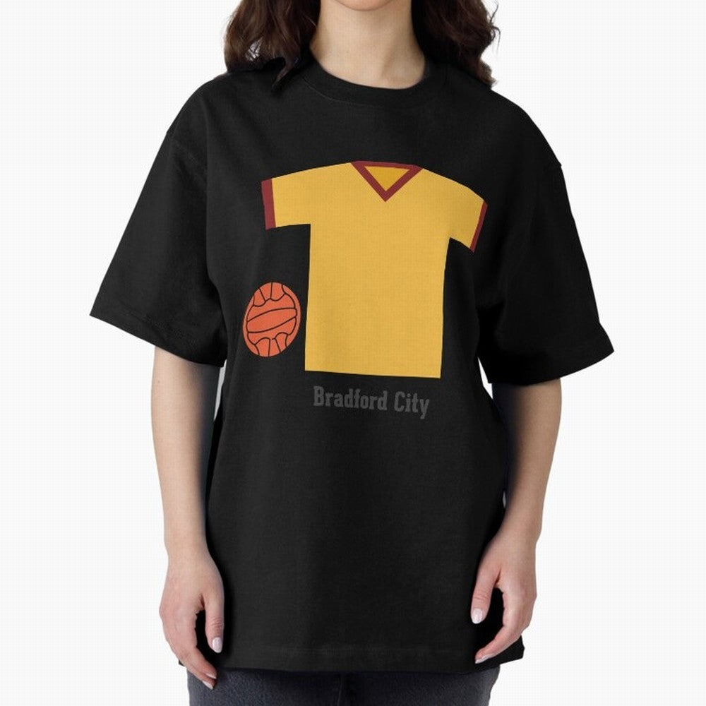 Bradford City Oversized T-Shirt Show Love for Legendary Goals in the FIFA World Cup 2026 Journey through Mbappe Highlights, France and Portugal Pride, Supporter Pride, Iconic Celebrations, Legendary Names and Global Match Day Energy; Ideal for