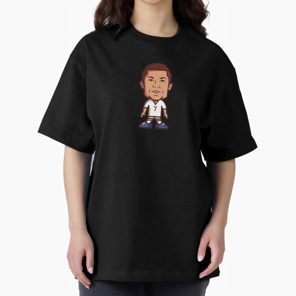Cr7 Cristiano Ronaldo Oversized T-Shirt Turn Up for the FIFA World Cup 2026 Journey through Neymar Highlights, France Pride, Fan Favorite Moments, National Team Passion, Big Match Drama and Soccer History; Ideal for Fans Who Follow Messi, Cristiano