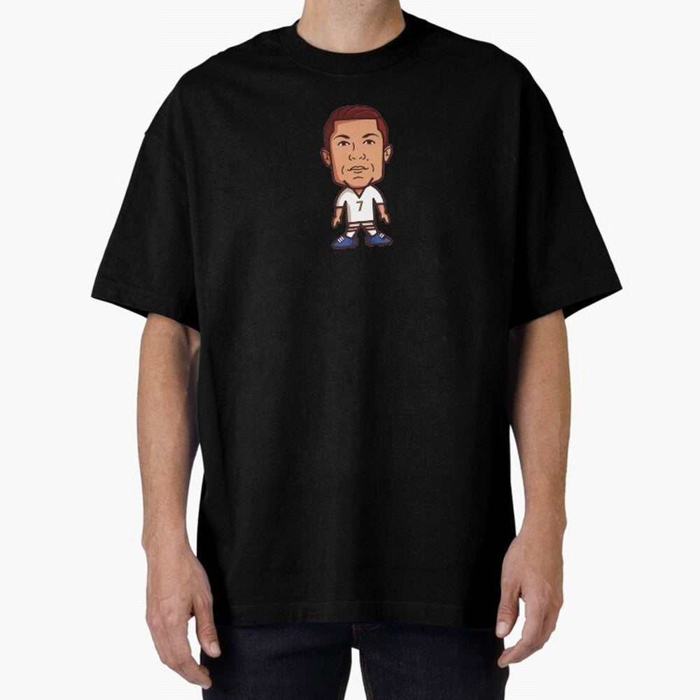 Cr7 Cristiano Ronaldo Oversized T-Shirt Turn Up for the FIFA World Cup 2026 Journey through Neymar Highlights, France Pride, Fan Favorite Moments, National Team Passion, Big Match Drama and Soccer History; Ideal for Fans Who Follow Messi, Cristiano