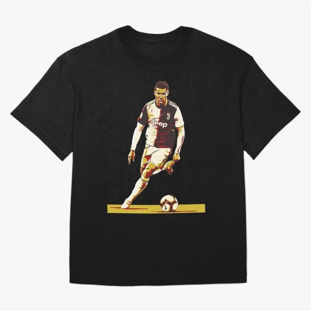 Cristiano Ronaldo Ronaldo Oversized T-Shirt Celebrate Classic Football Spirit in FIFA World Cup 2026 Group Stage for Fans of Messi and Brazil, Bringing Goal Celebration Energy, Supporter Heritage, Football Icons and Worldwide Tournament Joy; Made