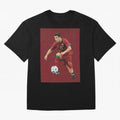 Ronaldo Oversized T-Shirt Spotlight FIFA World Cup 2026 Spirit, Filled with England and Germany, CR7, Retro Football Energy, Iconic Rivalries, Trophy Chase Drama and Stadium Atmosphere; Perfect for Supporters Who Want Bold Football Energy, Global