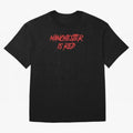 Manchester Is Red Oversized T-Shirt Celebrate Golden Goal Energy in Match Day Hype around FIFA World Cup 2026, Haaland, Brazil, Portugal and Argentina, Goal Celebration Energy, Supporter Heritage, Football Icons and Worldwide Tournament Joy; Ideal