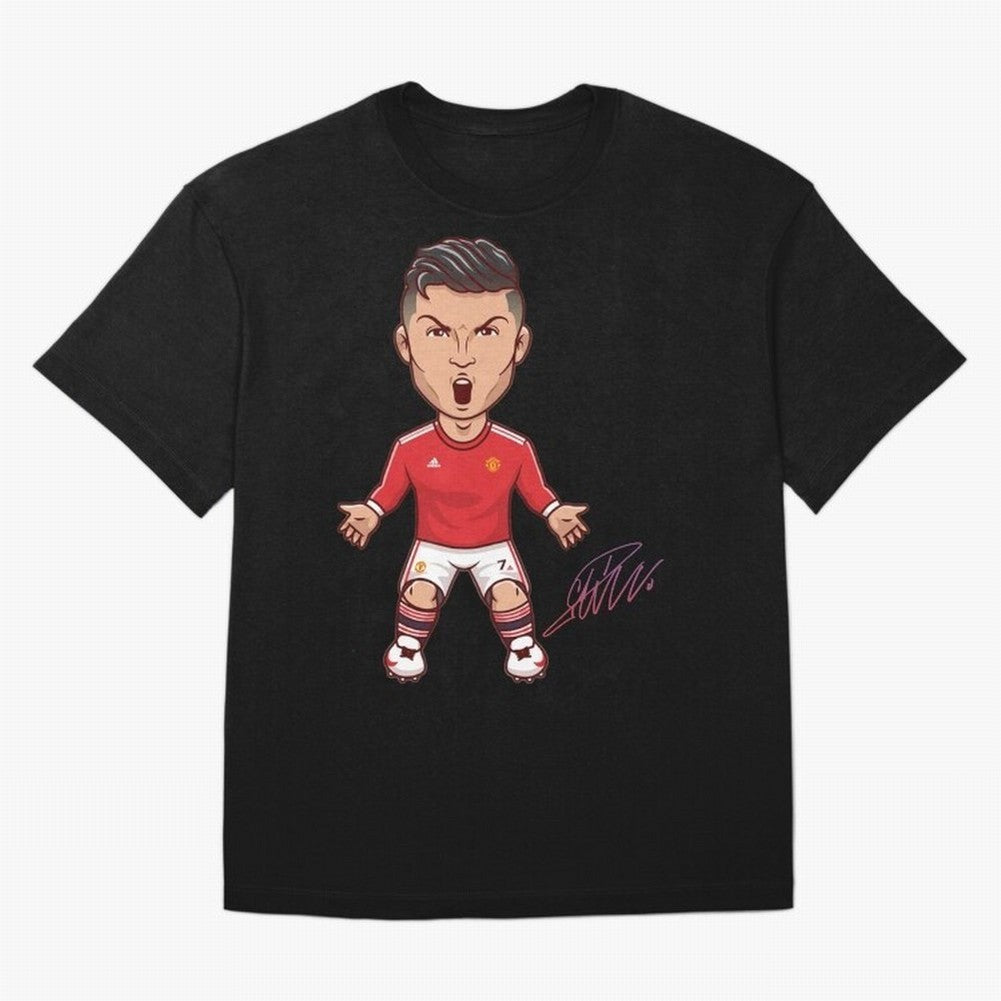 Cristiano Ronaldo CR7 Signature Oversized T-Shirt Turn Up for the FIFA World Cup 2026 Group Stage Journey through Haaland Highlights, England Pride, Global Supporter Spirit, Legendary Goals, National Colors and Tournament Celebration; Built for