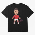 Cristiano Ronaldo CR7 Signature Oversized T-Shirt Turn Up for the FIFA World Cup 2026 Group Stage Journey through Haaland Highlights, England Pride, Global Supporter Spirit, Legendary Goals, National Colors and Tournament Celebration; Built for