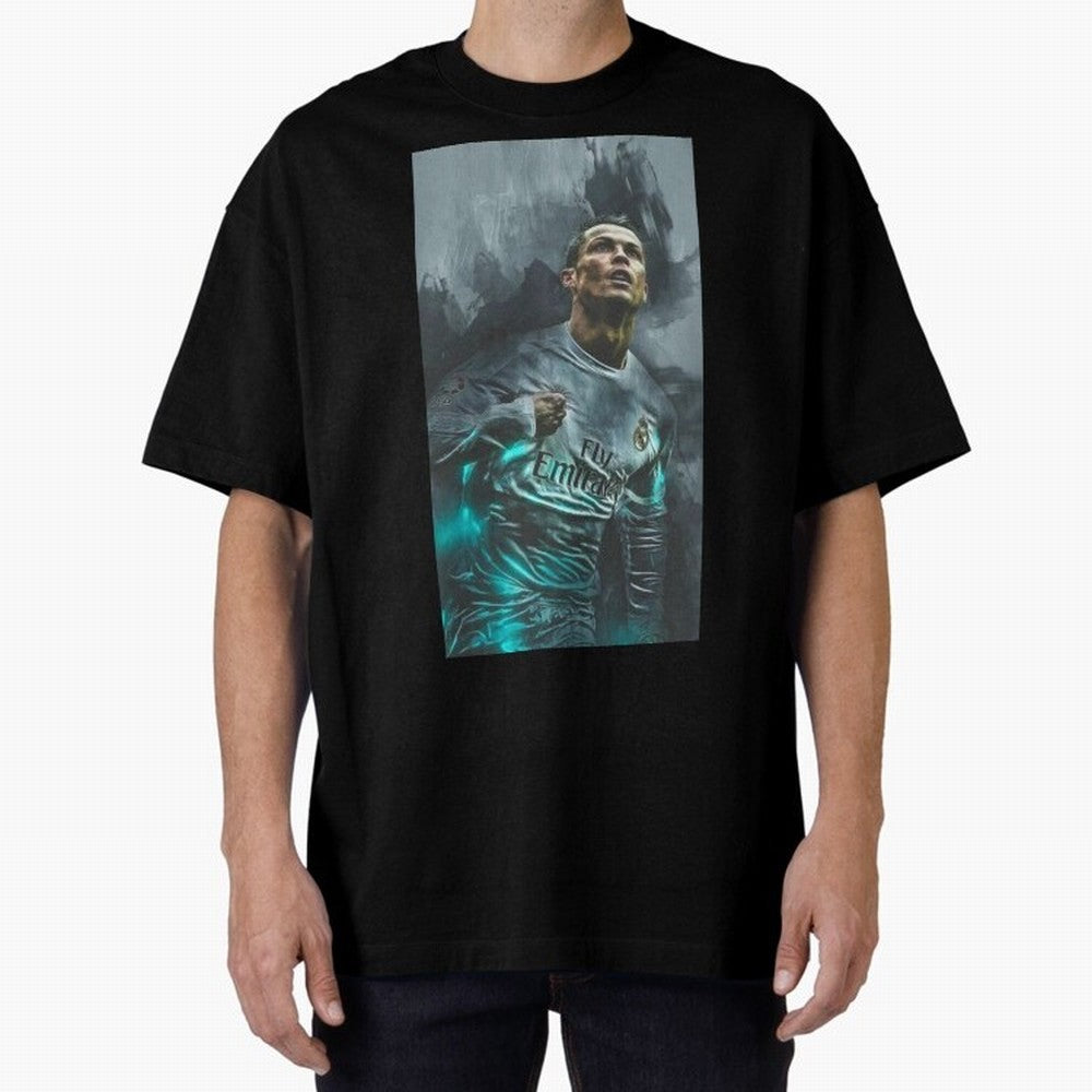 Cristiano Ronaldo Oversized T-Shirt Bring International Match Energy to FIFA World Cup 2026 Highlighting Messi and Cristiano Ronaldo, Brazil Energy, Soccer Culture, Superstar Moments, National Team Dreams and Competitive Fire; Great for Watch