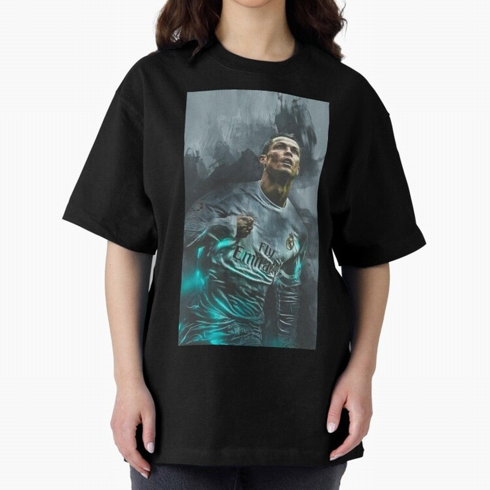 Cristiano Ronaldo Oversized T-Shirt Bring International Match Energy to FIFA World Cup 2026 Highlighting Messi and Cristiano Ronaldo, Brazil Energy, Soccer Culture, Superstar Moments, National Team Dreams and Competitive Fire; Great for Watch