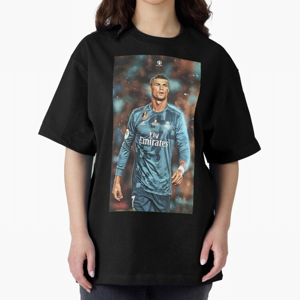 Cr7 Oversized T-Shirt Carry the Colors and Pride of FIFA World Cup 2026 USA Canada Mexico for Fans of Cristiano Ronaldo, Haaland and CR7 and England, France and Netherlands, Bringing Football History, Final Match Energy, Crowd Noise and Once in a