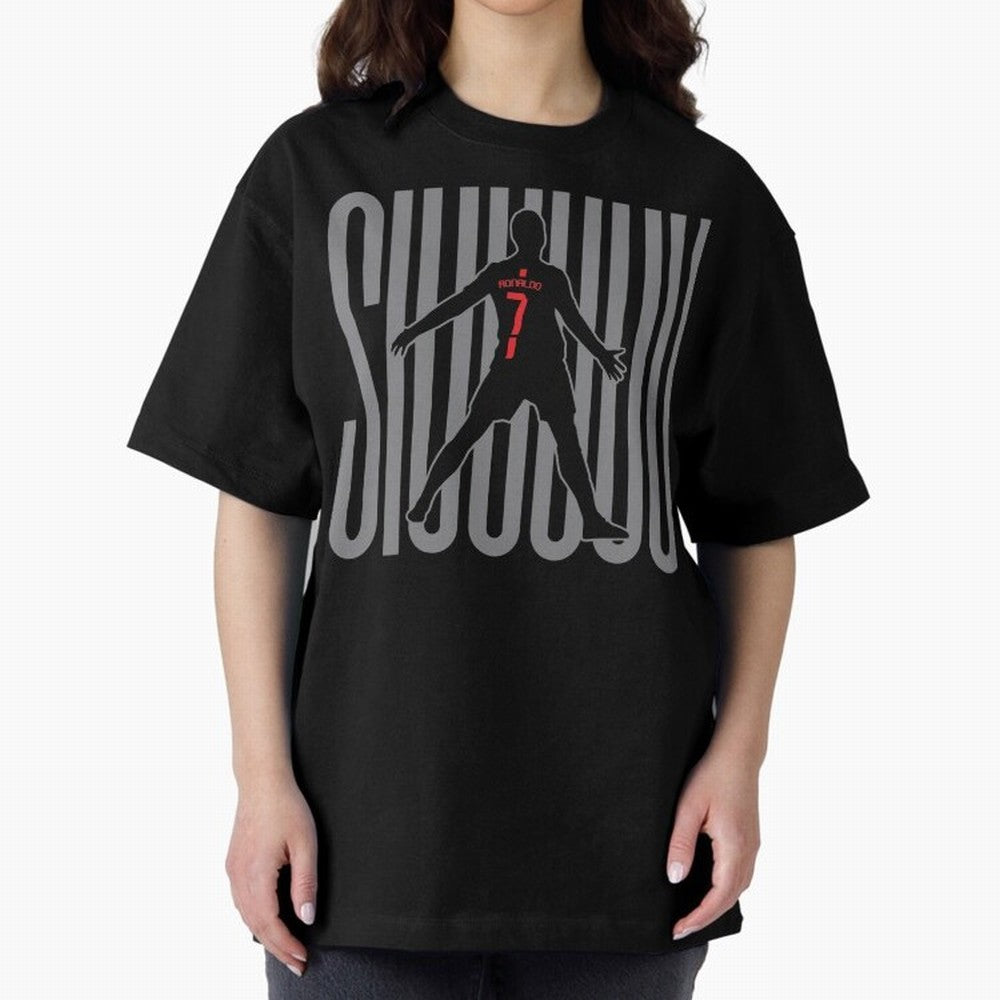 Siuuuuu Cristiano Ronaldo Oversized T-Shirt Fuel the FIFA World Cup 2026 Journey through Neymar Highlights, Brazil, Portugal and Argentina Pride, Sports Nostalgia, International Competition, Famous Players and Unforgettable Victories; Made for