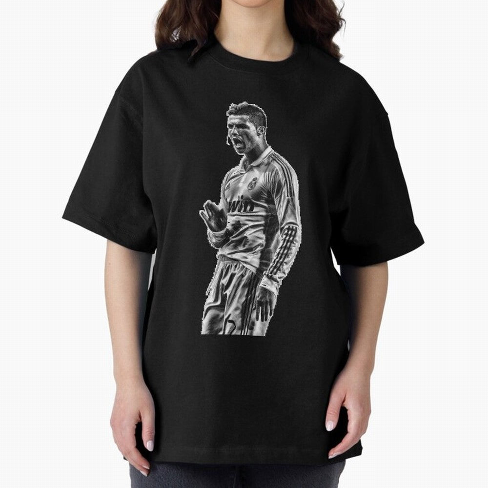 Cristiano Ronaldo Calma Oversized T-Shirt Represent the FIFA World Cup 2026 USA Canada Mexico Journey through Cristiano Ronaldo Highlights, Argentina and Brazil Pride, Goal Celebration Energy, Supporter Heritage, Football Icons and Worldwide