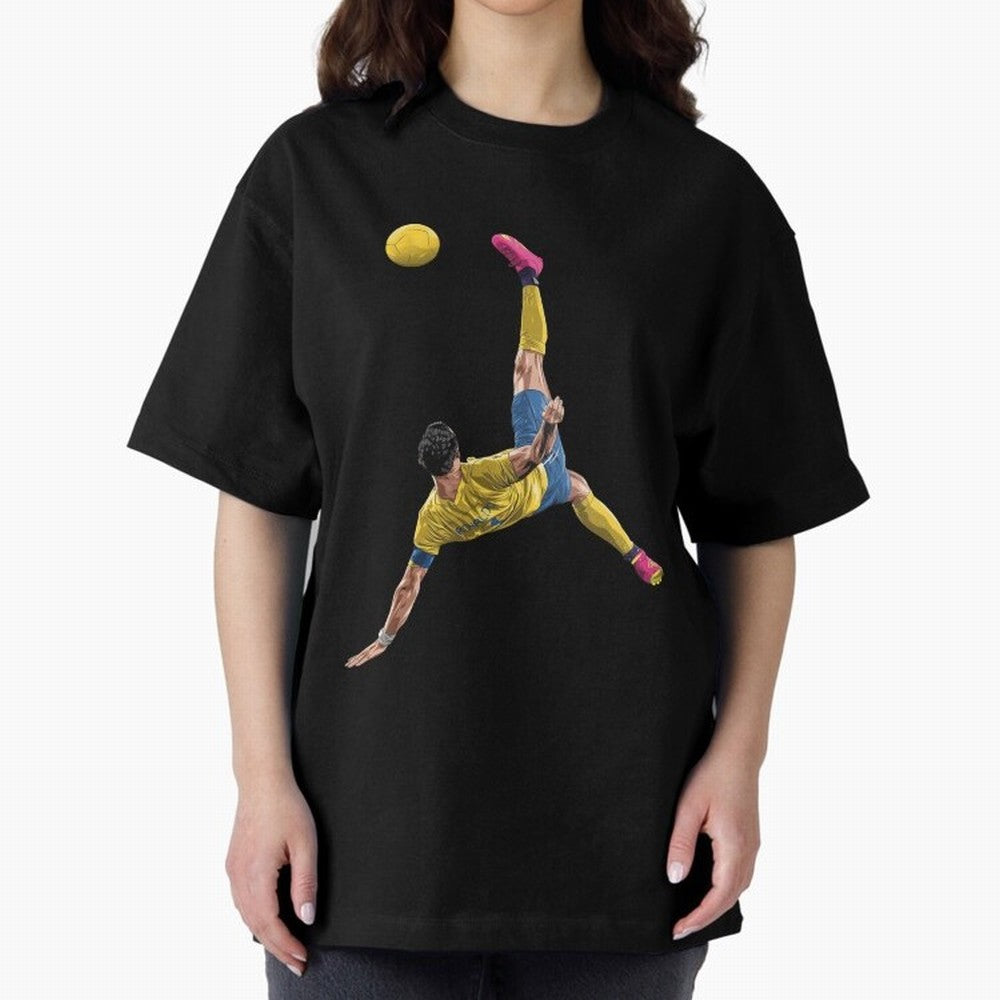 CRISTIANO RONALDO BICYCLE KICK GOAL AL NASSR Classic Oversized T-Shirt Back the Journey through Match Day Hype around FIFA World Cup 2026 USA Canada Mexico, CR7, Brazil, Stadium Chants, National Pride, Trophy Dreams and Unforgettable Football