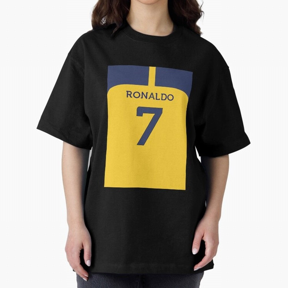 Cristiano Ronaldo Al Nassr Oversized T-Shirt Create FIFA World Cup 2026 Group Stage for Fans of Neymar and Brazil, Portugal and Argentina, Bringing Classic Soccer Heritage, Championship Pressure, Fan Loyalty and International Pride; Ideal for
