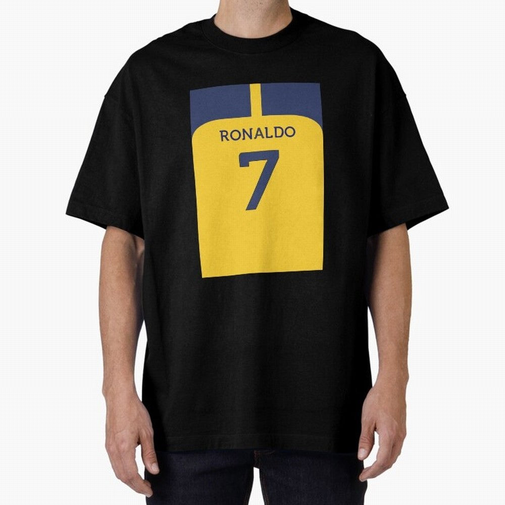 Cristiano Ronaldo Al Nassr Oversized T-Shirt Create FIFA World Cup 2026 Group Stage for Fans of Neymar and Brazil, Portugal and Argentina, Bringing Classic Soccer Heritage, Championship Pressure, Fan Loyalty and International Pride; Ideal for