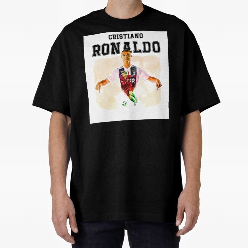 Cristiano Ronaldo 7 Oversized T-Shirt Bring World Football Passion into FIFA World Cup 2026 USA Canada Mexico for Fans of Messi, Neymar and Mbappe and France and Portugal, Bringing Stadium Memories, Football Loyalty, International Chants and