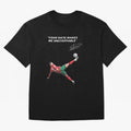 Cristiano Ronaldo Footballer Oversized T-Shirt Celebrate National Team Dreams in Global Football Passion for FIFA World Cup 2026 Group Stage, Celebrating Neymar, England, France and Netherlands, Soccer Culture, Superstar Moments, National Team