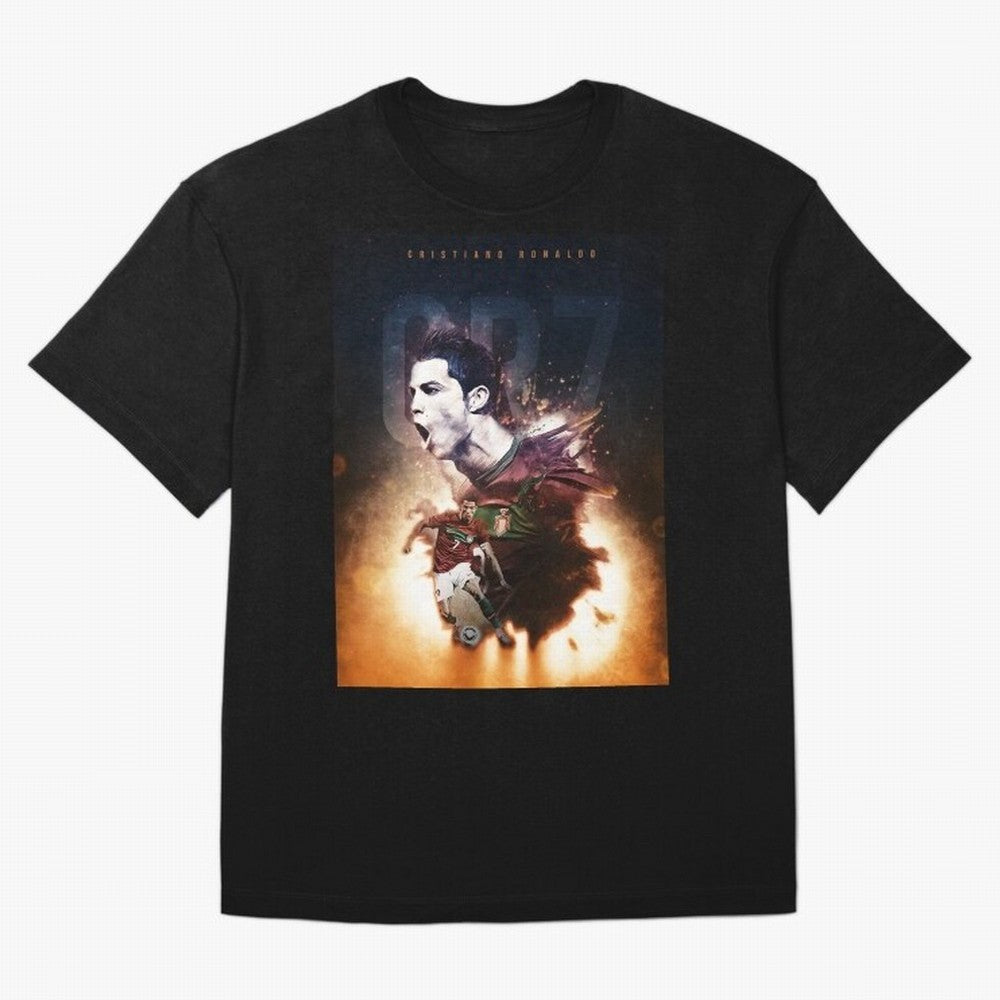 Cristiano Ronaldo 7 Oversized T-Shirt Celebrate Supporters United by Global Football Passion for FIFA World Cup 2026, Connected to Messi, CR7 and Mbappe, Portugal, Spain and Germany, Fan Favorite Moments, National Team Passion, Big Match Drama and