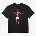 Cristiano Ronaldo Active Oversized T-Shirt Keep Football History Alive during FIFA World Cup 2026 with Haaland and Mbappe, France Energy, Vintage Soccer Flavor, Modern Football Stars, National Flags and Final Night Emotion; Great for Supporters Who