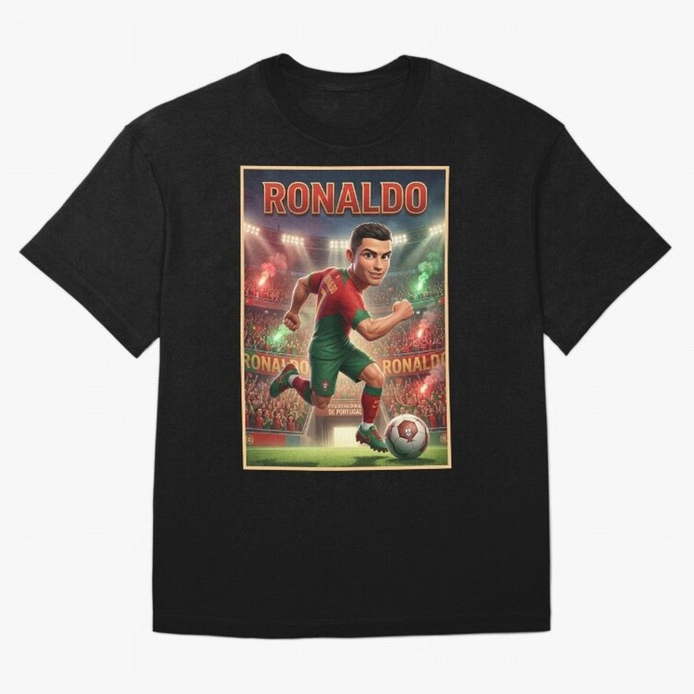 Ronaldo Oversized T-Shirt Show Up for the Glory of FIFA World Cup 2026 USA Canada Mexico Connected to Messi, Neymar and Mbappe, Spain and Netherlands Energy, Classic Soccer Heritage, Championship Pressure, Fan Loyalty and International Pride; Built