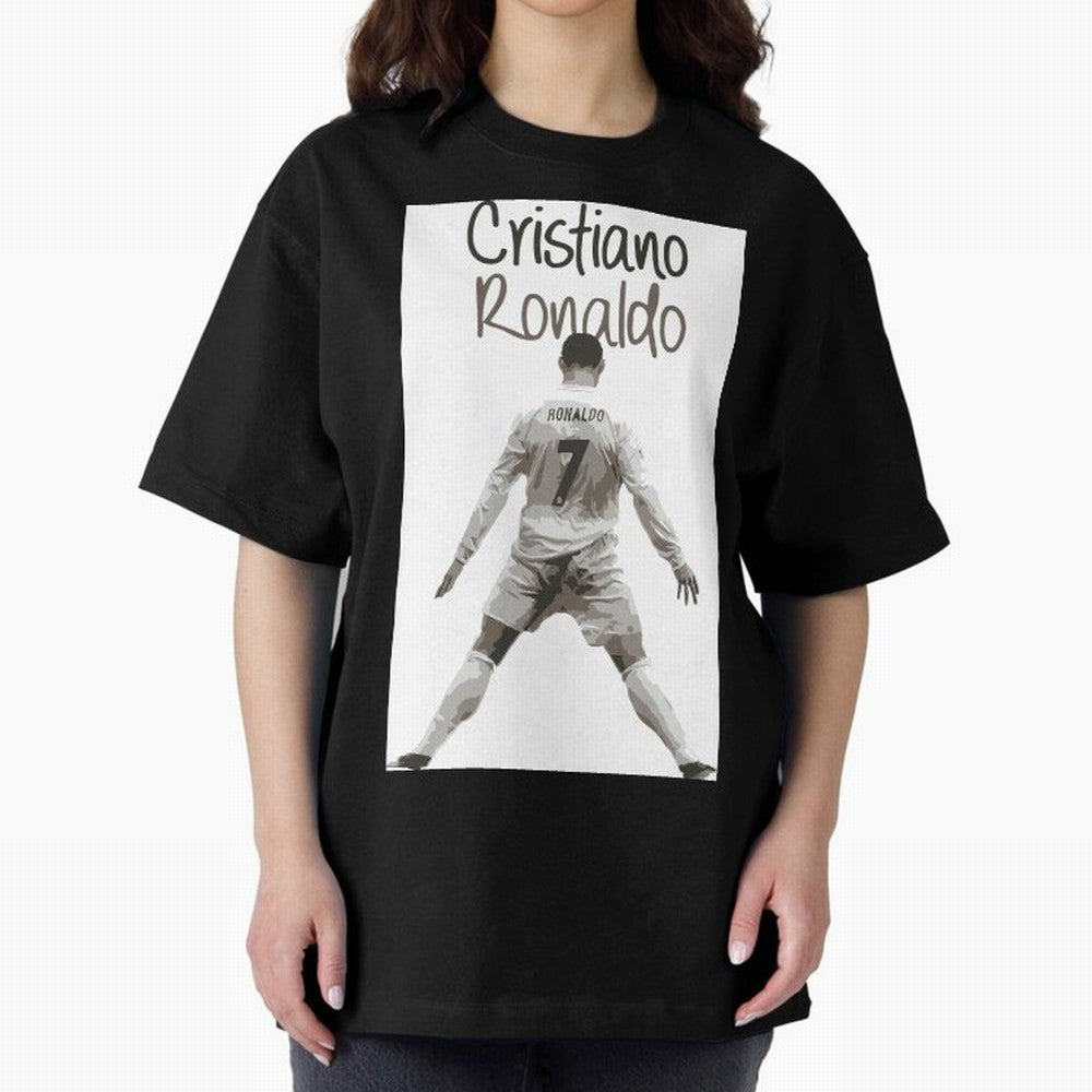 Cristiano Ronaldo Celebration Oversized T-Shirt Show Your Tournament Heart for the FIFA World Cup 2026 Journey through Messi, Neymar and Mbappe Highlights, Argentina Pride, Championship Spirit, Famous Goals, Roaring Crowds and International