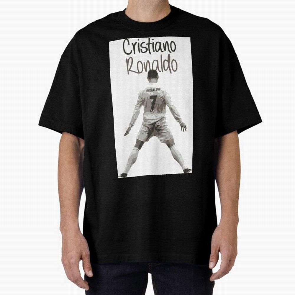Cristiano Ronaldo Celebration Oversized T-Shirt Show Your Tournament Heart for the FIFA World Cup 2026 Journey through Messi, Neymar and Mbappe Highlights, Argentina Pride, Championship Spirit, Famous Goals, Roaring Crowds and International