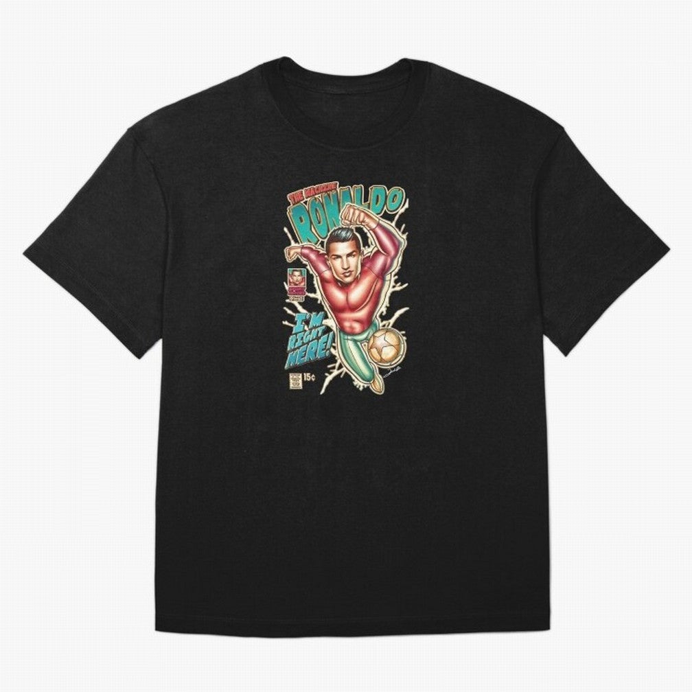 The Machine Ronaldo Oversized T-Shirt Step into Match Day Hype around FIFA World Cup 2026 USA Canada Mexico, Messi, France, Champion Mindset, Group Stage Buzz, Knockout Tension and Passionate Fan Culture; Ideal for Passionate Fans Who Love Underdog