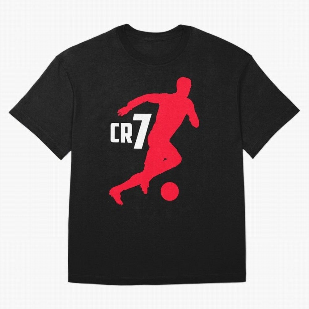 Cristiano Ronaldo Oversized T-Shirt Bring a Vintage Feel to Global Football Passion for FIFA World Cup 2026 Group Stage, Featuring Mbappe and Neymar, Brazil, Fan Favorite Moments, National Team Passion, Big Match Drama and Soccer History; Perfect