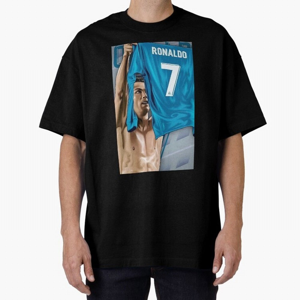 Cristiano Ronaldo Oversized T-Shirt Wear the Spirit of Global Football Passion for FIFA World Cup 2026 USA Canada Mexico, Centered on Messi and Cristiano Ronaldo, France and Portugal, Football Passion, Legendary Performances, Festival Vibes and