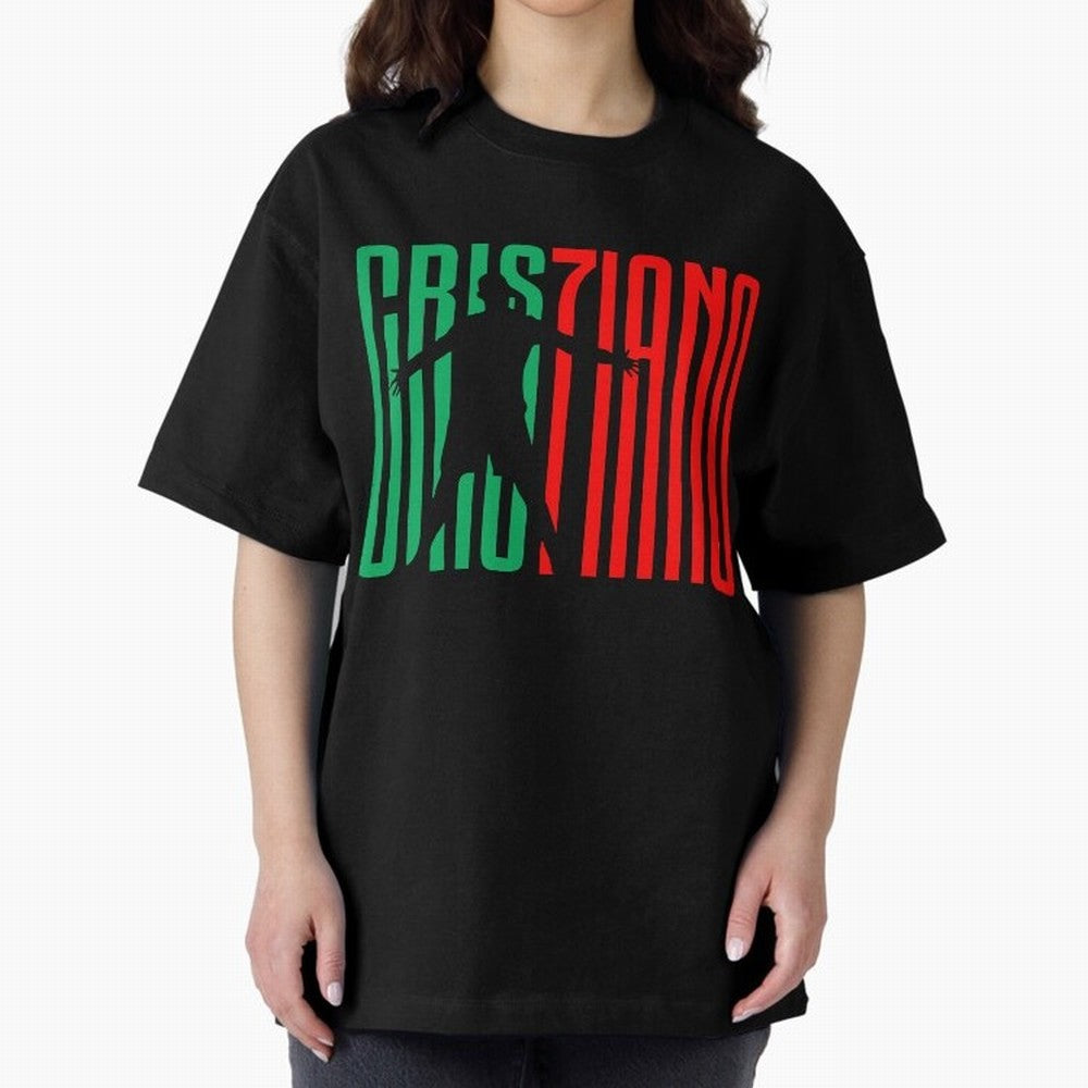 Cristiano Ronaldo 7 Oversized T-Shirt Celebrate National Team Dreams in FIFA World Cup 2026 USA Canada Mexico Celebrating CR7 and Messi, Spain and Netherlands Energy, Football History, Final Match Energy, Crowd Noise and Once in a Lifetime Moments;