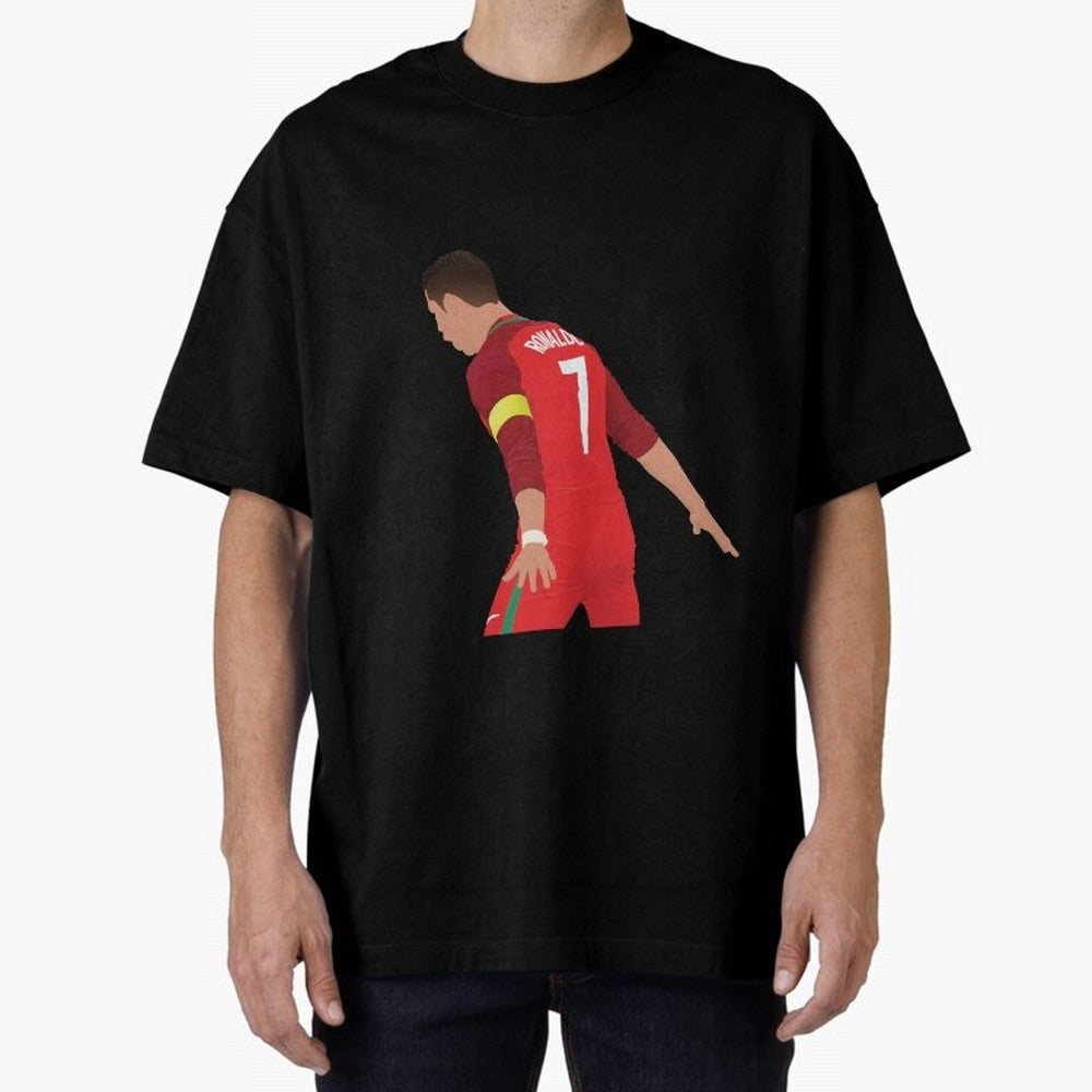 Cristiano Ronaldo - Portugal Oversized T-Shirt Honor Champions and Dreams in the FIFA World Cup 2026 USA Canada Mexico Journey through Cristiano Ronaldo Highlights, Netherlands Pride, Stadium Memories, Football Loyalty, International Chants and