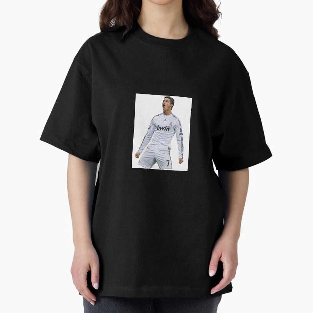 Cristiano Ronaldo 2009 real madrid cr7 Oversized T-Shirt Celebrate the Stars of FIFA World Cup 2026 USA Canada Mexico Spirit, Featuring Argentina, Messi, CR7 and Mbappe, Retro Football Energy, Iconic Rivalries, Trophy Chase Drama and Stadium